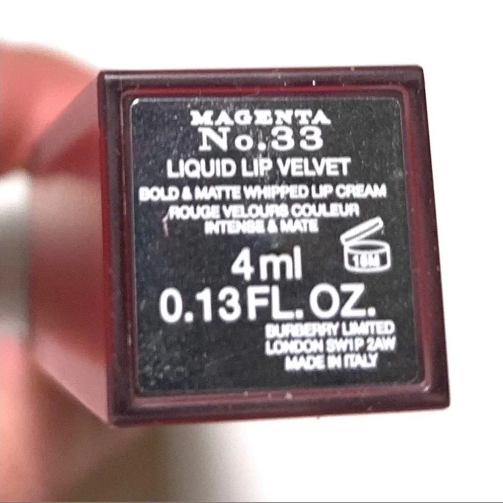 Burberry Liquid Lip Velvet Whipped Lip Cream in No 33